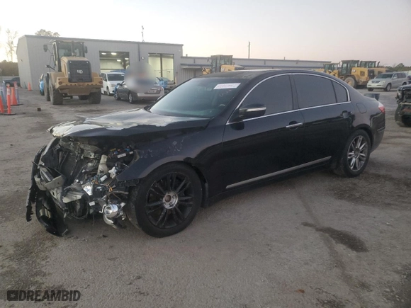 2010 Hyundai Genesis with VIN KMHGC4DF3AU097356, listed as a Copart auction lot 84200944 with 0 mi miles and Salvage Title. Bid and sale history available at carsss.com. Image 1.