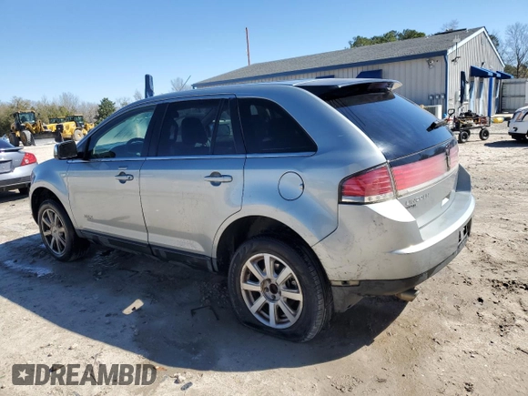 2007 Lincoln MKX with VIN 2LMDU68C77BJ13122, listed as a Copart auction lot 47035365 with 283,108 mi miles and Salvage Title. Bid and sale history available at carsss.com. Image 2.