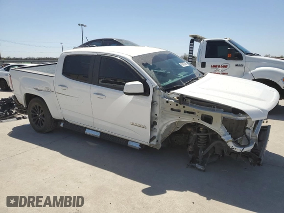 2021 GMC Canyon 2WD Elevation with VIN 1GTG5CENXM1293587, listed as a Copart auction lot 48582395 with 18,708 mi miles and Salvage title. Bid and sale history available at DreamBid. Image 4.