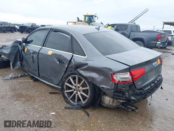2014 Audi A4 Premium Plus with VIN WAUFFAFL9EN026846, listed as a IAAI auction lot 42370342 with 123,680 mi miles and . Bid and sale history available at DreamBid. Image 3.
