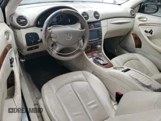 2009 Mercedes-Benz CLK 350 with VIN WDBTJ56H79F268881, listed as a Copart auction lot 79598644 with 147,088 mi miles and Salvage Title. Bid and sale history available at DreamBid. Image 8.