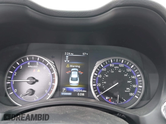 2017 Infiniti Q50 Premium z VIN JN1EV7AP1HM743432, wystawiony jako IAAI lot #41777874 z przebiegiem 94 354 mil mil oraz . Historia ofert i sprzedaży dostępna na DreamBid. Obrazek 7.