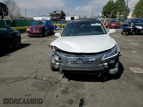 2017 Honda Accord Touring with VIN 1HGCR3F98HA021731, listed as a Copart auction lot 53645455 with 130,907 mi miles and Salvage title. Bid and sale history available at DreamBid. Image 13.