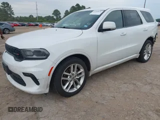 2022 Dodge Durango GT Plus with VIN 1C4RDHDGXNC103143, listed as a IAAI auction lot 42290646 with 109,130 mi miles and . Bid and sale history available at DreamBid. Image 2.