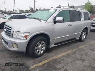 2005 Infiniti QX56 with VIN 5N3AA08AX5N810084, listed as a IAAI auction lot 41862041 with 168,958 mi miles. Bid and sale history available at carsss.com. Image 2.