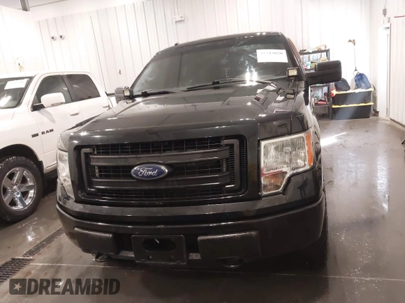 2014 Ford F-150 XL with VIN 1FTMF1EM8EFB34695, listed as a IAAI auction lot 41743020 with 129,749 mi miles. Bid and sale history available at carsss.com. Image 13.