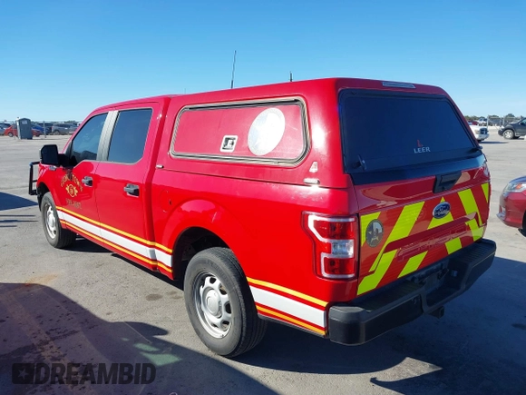 2019 Ford F-150 XL with VIN 1FTEW1CB6KKD50814, listed as a IAAI auction lot 41230911 with 35,600 mi miles and . Bid and sale history available at DreamBid. Image 3.