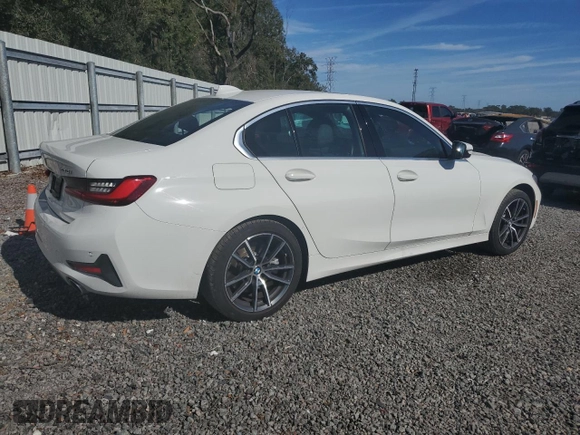 2019 BMW 3 Series 330i with VIN 3MW5R1J56K8B01545, listed as a Copart auction lot 82815374 with 52,655 mi miles and Salvage Title. Bid and sale history available at carsss.com. Image 3.