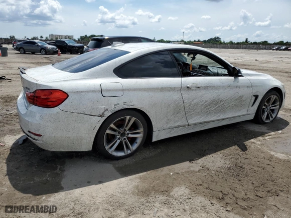 2014 BMW 4 Series 428i xDrive with VIN WBA3N5C52EK197054, listed as a Copart auction lot 71804204 with 168,035 mi miles and Salvage Title. Bid and sale history available at carsss.com. Image 3.