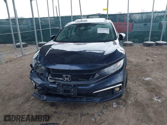 2020 Honda Civic EX-L with VIN 19XFC1F72LE214611, listed as a IAAI auction lot 41629949 with 54,328 mi miles and . Bid and sale history available at DreamBid. Image 12.