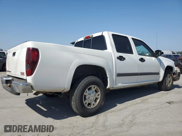 2008 GMC Canyon SLE1 with VIN 1GTCS13E488103794, listed as a Copart auction lot 75590444 with 248,542 mi miles and Salvage Title. Bid and sale history available at carsss.com. Image 3.