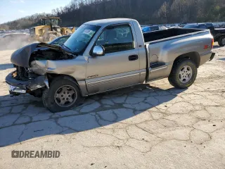 1999 Chevrolet Silverado 1500 LS with VIN 1GCEK14T8XZ141172, listed as a Copart auction lot 43923885 with 161,615 mi miles and Salvage Title. Bid and sale history available at carsss.com. Image 1.