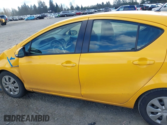 2014 Toyota Prius One with VIN JTDKDTB33E1079493, listed as a IAAI auction lot 41712212 with 110,309 mi miles and . Bid and sale history available at DreamBid. Image 15.