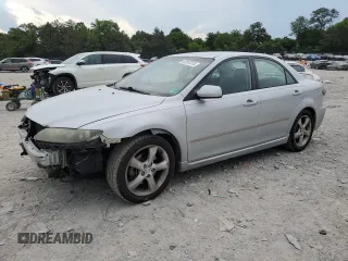 2007 Mazda 6 i Sport VE with VIN 1YVHP80C875M30387, listed as a Copart auction lot 62591315 with 254,058 mi miles and Salvage title. Bid and sale history available at DreamBid. Image 1.