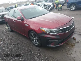 2019 Kia Optima LX with VIN 5XXGT4L38KG360993, listed as a IAAI auction lot 41561143 with 101,237 mi miles. Bid and sale history available at carsss.com. Image 1.