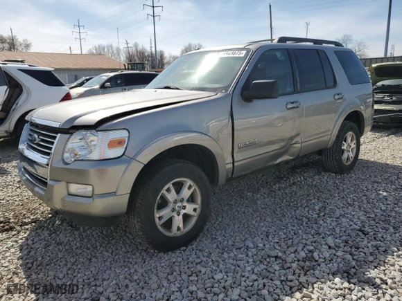 2008 Ford Explorer XLT with VIN 1FMEU73E48UB23181, listed as a Copart auction lot 49848875 with 0 mi miles and Salvage Title. Bid and sale history available at carsss.com. Image 1.