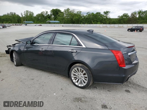 2017 Cadillac CTS Luxury RWD with VIN 1G6AR5SX9H0138300, listed as a Copart auction lot 54046495 with Not provided miles and Salvage title. Bid and sale history available at DreamBid. Image 2.