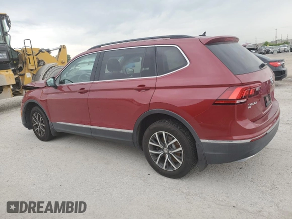 2018 Volkswagen Tiguan SEL with VIN 3VV3B7AXXJM009686, listed as a Copart auction lot 58838695 with 94,593 mi miles and Salvage title. Bid and sale history available at DreamBid. Image 2.