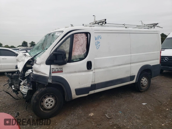 2018 Ram ProMaster Cargo with VIN 3C6TRVAG5JE118475, listed as a Copart auction lot 72766774 with Not Provided miles and Salvage Title. Bid and sale history available at DreamBid. Image 1.