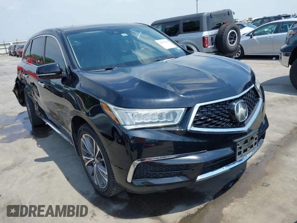 2019 Acura MDX Technology z VIN 5J8YD3H51KL000634, wystawiony jako IAAI lot #42056934 z przebiegiem 103 411 mil mil oraz . Historia ofert i sprzedaży dostępna na DreamBid. Obrazek 1.