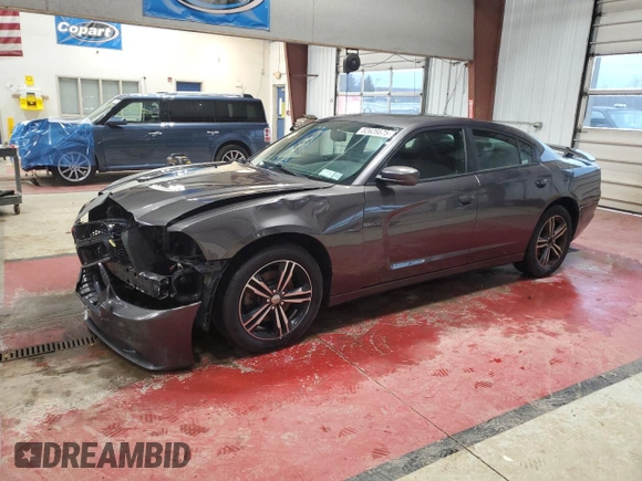 2014 Dodge Charger SXT with VIN 2C3CDXJG7EH259680, listed as a Copart auction lot 52626575 with 164,473 mi miles and Salvage Title. Bid and sale history available at carsss.com. Image 1.