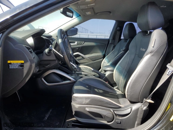 2015 Hyundai Veloster Turbo with VIN KMHTC6AE5FU243513, listed as a Copart auction lot 51278955 with 153,629 mi miles and Clean Title. Bid and sale history available at carsss.com. Image 7.