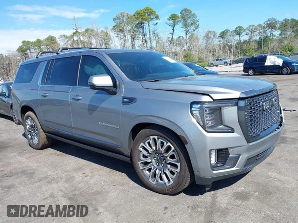2023 GMC Yukon XL Denali Ultimate with VIN 1GKS2KKL9PR150446, listed as a IAAI auction lot 41612180 with 37,994 mi miles. Bid and sale history available at carsss.com. Image 1.