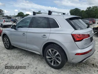 2021 Audi Q5 Premium with VIN WA1AAAFY8M2092144, listed as a Copart auction lot 59856715 with 65,098 mi miles and Salvage title. Bid and sale history available at DreamBid. Image 2.