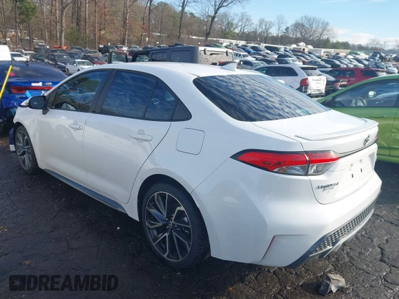 2021 Toyota Corolla SE with VIN 5YFS4MCE3MP059499, listed as a IAAI auction lot 41311027 with 69,268 mi miles. Bid and sale history available at carsss.com. Image 3.