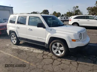 2017 Jeep Patriot Latitude with VIN 1C4NJPFB2HD183670, listed as a Copart auction lot 74035374 with 72,753 mi miles and Salvage Title. Bid and sale history available at DreamBid. Image 4.