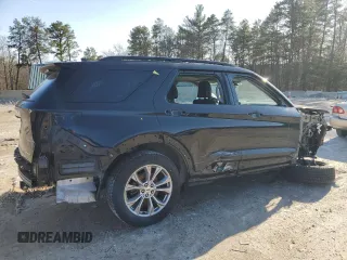 2021 Ford Explorer XLT with VIN 1FMSK8DH6MGC38669, listed as a Copart auction lot 48552145 with 53,440 mi miles and Salvage Title. Bid and sale history available at carsss.com. Image 3.