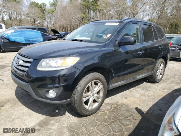 2012 Hyundai Santa Fe Limited with VIN 5XYZK3AB9CG112460, listed as a Copart auction lot 49834155 with 189,890 mi miles and Clean Title. Bid and sale history available at carsss.com. Image 1.