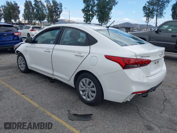 2022 Hyundai Accent SE with VIN 3KPC24A67NE177354, listed as a IAAI auction lot 42255732 with 30,969 mi miles and . Bid and sale history available at DreamBid. Image 3.