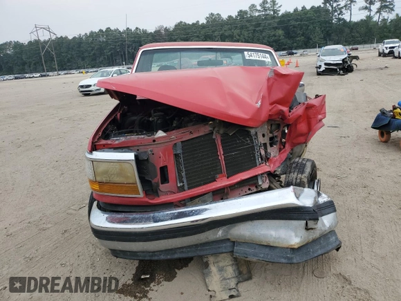 1992 Ford F-150 with VIN 1FTEX15N8NKB89925, listed as a Copart auction lot 62930744 with Not Provided miles and Salvage Title. Bid and sale history available at carsss.com. Image 5.