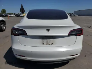 2018 Tesla Model 3 Long Range Battery with VIN 5YJ3E1EA3JF168661, listed as a Copart auction lot 53142155 with 175,389 mi miles and Salvage Title. Bid and sale history available at DreamBid. Image 6.