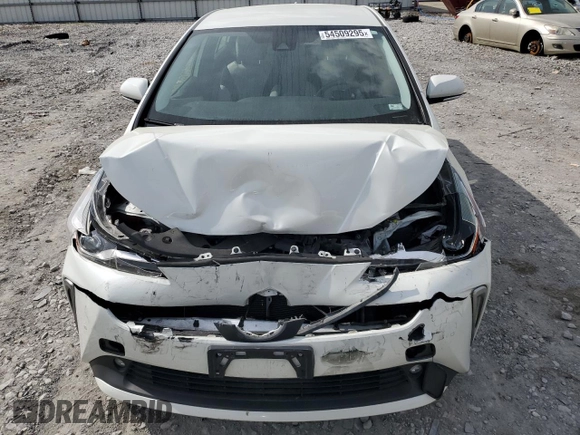 2019 Toyota Prius LE z VIN JTDL9RFUXK3004950, wystawiony jako Copart lot #54509295 z przebiegiem 60 945 mil mil oraz Szkoda całkowita • Salvage title. Historia ofert i sprzedaży dostępna na DreamBid. Obrazek 5.