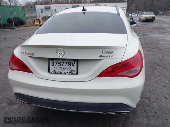 2018 Mercedes-Benz CLA 250 with VIN WDDSJ4GB9JN595199, listed as a IAAI auction lot 41532648 with 58,581 mi miles and . Bid and sale history available at DreamBid. Image 16.