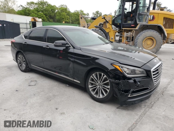 2017 Genesis G80 3.8L z VIN KMHGN4JE0HU180808, wystawiony jako Copart lot #52796555 z przebiegiem 81 598 mil mil oraz Szkody całkowita. Historia ofert i sprzedaży dostępna na DreamBid. Obrazek 4.