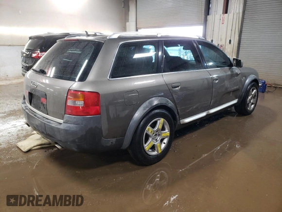 2005 Audi allroad A6 V8 z VIN WA1YD64BX5N024137, wystawiony jako Copart lot #47563855 z przebiegiem 166 700 mil mil oraz Szkoda całkowita • Salvage title. Historia ofert i sprzedaży dostępna na DreamBid. Obrazek 3.