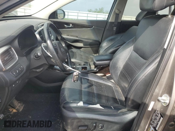 2017 Kia Sorento EX V6 with VIN 5XYPH4A55HG319344, listed as a Copart auction lot 51506115 with 102,173 mi miles and Salvage Title. Bid and sale history available at carsss.com. Image 7.