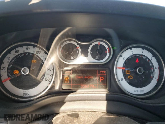 2014 FIAT 500L Lounge with VIN ZFBCFACH1EZ007287, listed as a Copart auction lot 70190834 with 226,479 mi miles and Salvage Title. Bid and sale history available at carsss.com. Image 9.