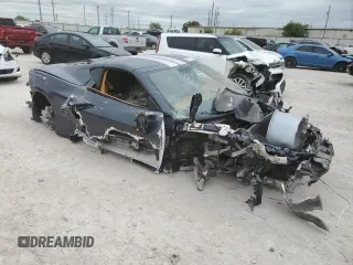 2020 Chevrolet Corvette 3LT with VIN 1G1Y82D45L5100082, listed as a Copart auction lot 71076334 with 0 mi miles and Salvage Title. Bid and sale history available at carsss.com. Image 4.