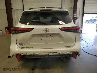 2023 Toyota Highlander L with VIN 5TDKDRBH9PS514683, listed as a Copart auction lot 49859995 with 7,942 mi miles and Salvage Title. Bid and sale history available at carsss.com. Image 6.