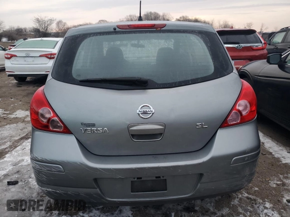 2007 Nissan Versa 1.8 S with VIN 3N1BC13E67L433061, listed as a Copart auction lot 42243575 with 256,319 mi miles and Non Repairable. Bid and sale history available at carsss.com. Image 6.