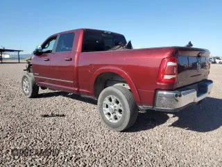 2019 Ram 2500 Laramie with VIN 3C6UR5FL7KG602583, listed as a Copart auction lot 57165494 with 199,767 mi miles and Salvage Title. Bid and sale history available at carsss.com. Image 2.