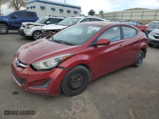 2016 Hyundai Elantra SE with VIN 5NPDH4AEXGH699419, listed as a Copart auction lot 49086175 with 129,252 mi miles and Salvage Title. Bid and sale history available at carsss.com. Image 1.