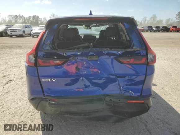 2024 Honda CR-V EX-L with VIN 7FARS3H75RE002348, listed as a Copart auction lot 49587955 with 13,081 mi miles and Salvage Title. Bid and sale history available at DreamBid. Image 6.