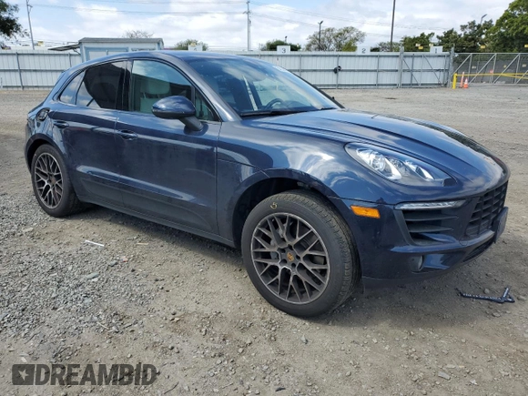 2018 Porsche Macan S with VIN WP1AB2A51JLB35667, listed as a Copart auction lot 54934495 with Not provided miles and Salvage title. Bid and sale history available at DreamBid. Image 4.