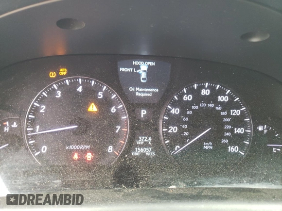2008 Lexus LS 460 LWB with VIN JTHGL46F485031905, listed as a Copart auction lot 64310963 with 156,057 mi miles and Salvage Title. Bid and sale history available at carsss.com. Image 9.