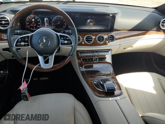2020 Mercedes-Benz E 450 with VIN WDDZF6JB9LA734326, listed as a Copart auction lot 53639565 with 21,563 mi miles and Salvage Title. Bid and sale history available at DreamBid. Image 8.